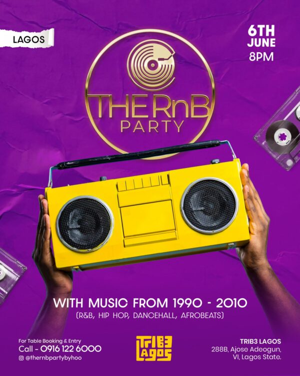 THE RNB PARTY - JUNE 6TH