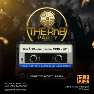 THE RNB PARTY - AUGUST 1ST
