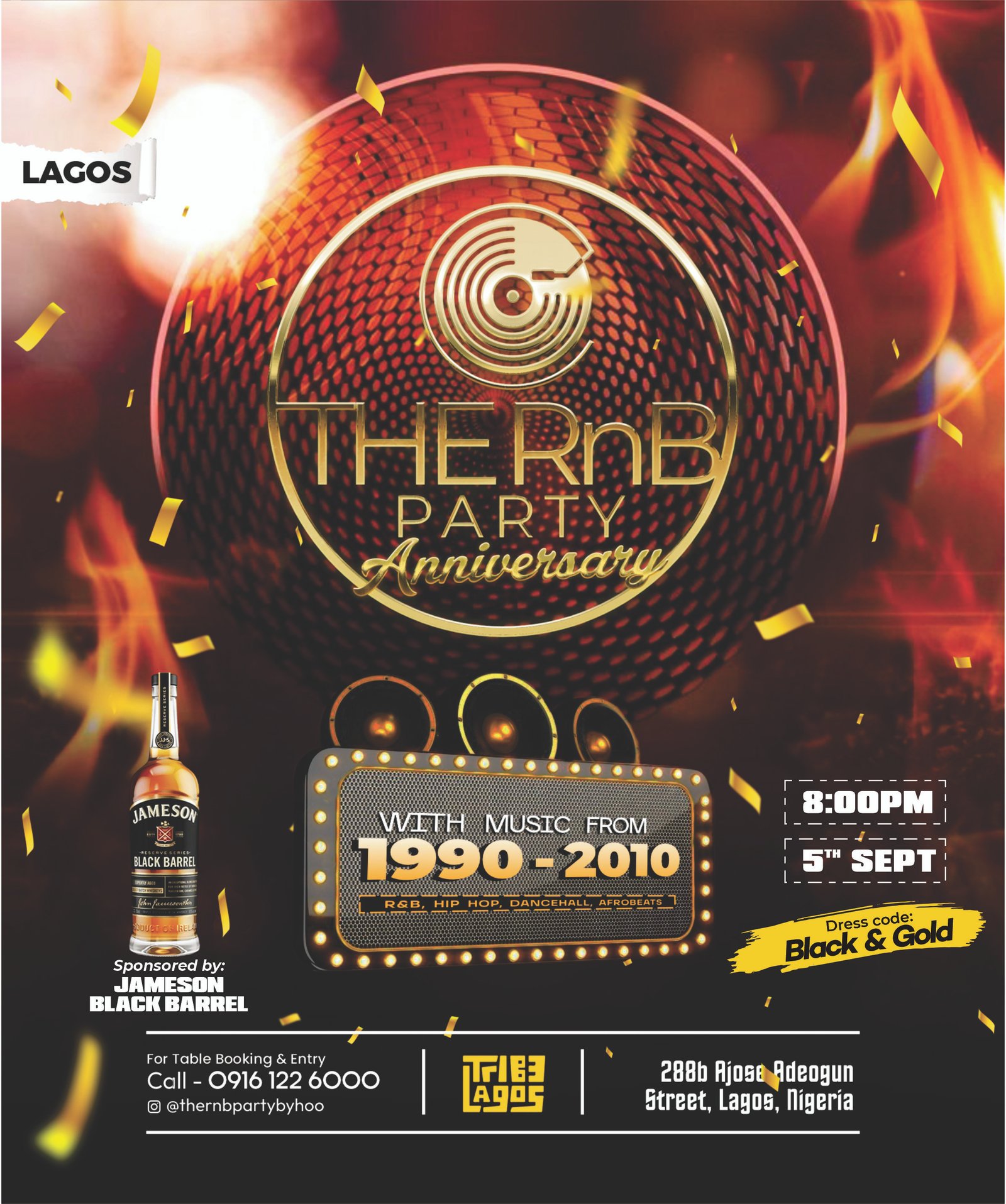 THE RNB PARTY - SEPTEMBER 5TH