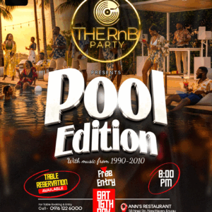 THE RNB PARTY - POOL PARTY - NOVEMBER 15TH