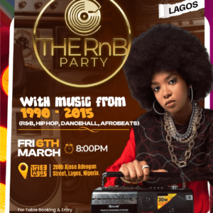 THE RNB PARTY - MARCH 6TH