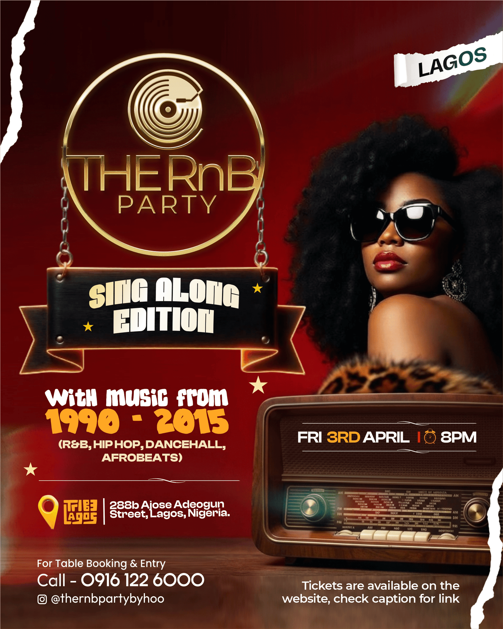 THE RNB PARTY - APRIL 3RD