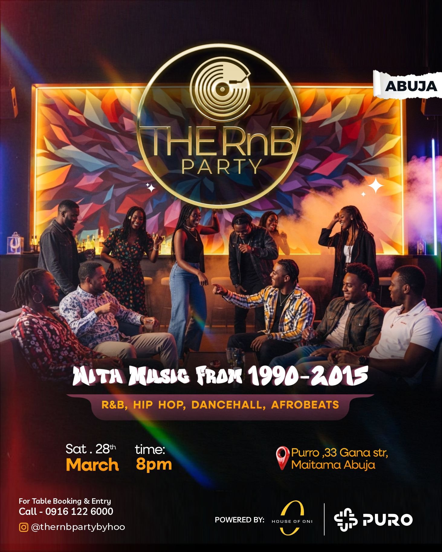 THE RNB PARTY - ABUJA - MARCH 28TH