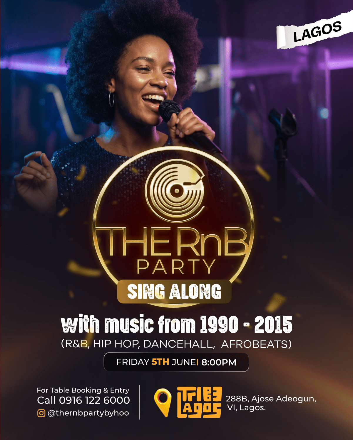 THE RNB PARTY SING ALONG EDITION- June 5th